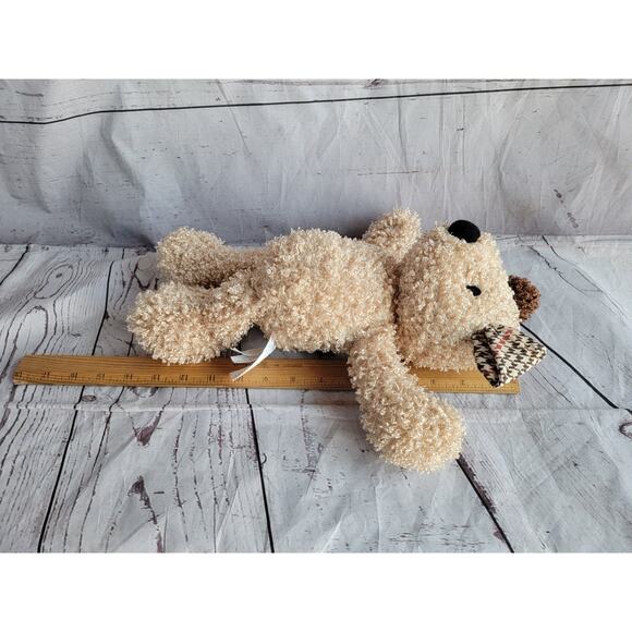 Lambs & Ivy Bow Wow Wilson Puppy Dog Lovey Plush 14in Soft Eyes Stuffed Animal - Picture 8 of 8